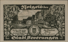 Germany - Emergency issues - Beverungen  Grab.: 99 50 Pfennig 1921