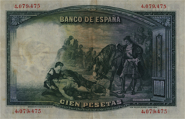 Spanje  P83 100 Pesetas 1931