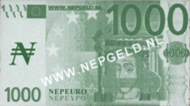 Nepgeld  1.000 Nepeuro (No date)