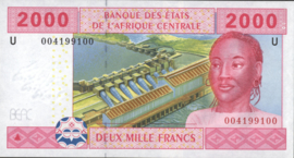 Centraal Afrikaanse Staten - Kameroen P208U.a 2.000 Francs 2002