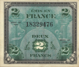 Frankrijk P114.a 2 Francs 1944