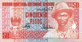 Guinee-Bissau P10 50 Pesos 1990