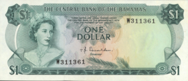 Bahamas  P35.a 1 Dollar 1974
