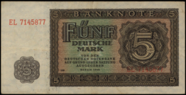 East Germany   DDR4.a)EL 5 Deutsche Mark 1948