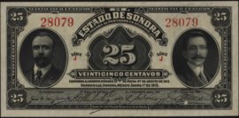 Mexico PS1069 25 Centavos 1915