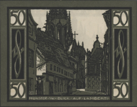 Duitsland - Noodgeld - Münster Grab/Mehl.:916 50 Pfennig 1921