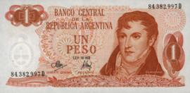 Argentina P287 1 Peso 1970-73 (No date)