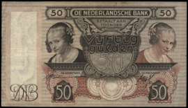 Nederland - Bankbiljet  PL80 50 Gulden 1941