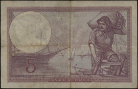 France  P72 5 Francs 1933