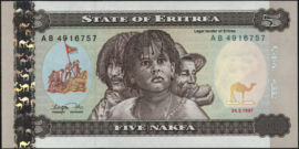 Eritrea P02 5 Nakfa 1997