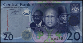 Lesotho  P22.a 20 Maloti 2010