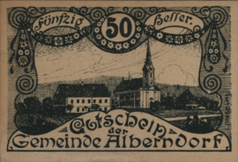 Oostenrijk - Noodgeld - Alberndorf  KK.:17 50 Heller 1920