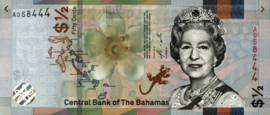Bahamas  PA77 1/2 Dollar 2019