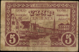 België - Noodgeld - Lier AB.LI120 5 Centimen 1918