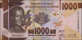 Guinée  P48/B339 1.000 Francs 2018