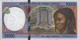 Centraal Afrikaanse Staten/Centraal Afrikaanse Republiek P305F.e 10.000 Francs 1999