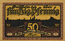 Duitsland - Noodgeld - Freiberg Grab. 379 50 Pfennig 1921
