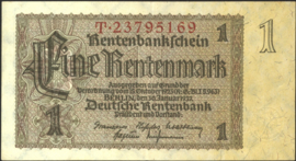 Germany P173.2: T 1 Rentenmark 1937