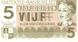 Schoolgeld PL 5 Gulden ± 1966