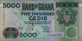 Ghana  P34 5.000 Cedis 2002