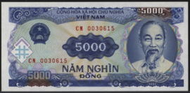 Viêt Nam P108/B336 5.000 Dong 1991