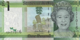 Jersey  P32 1 Pound 2010-2018 (No date)