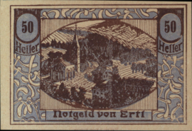 Austria - Emergency issues - Ertl K.K.: 185 50 Heller 1920