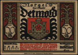 Duitsland - Noodgeld - Detmold Grab. 268.10 50 Pfennig 1920