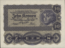 Oostenrijk-Hongarije  P75 10 Kronen 1922