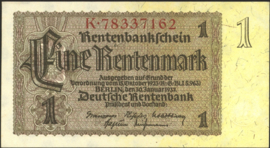 Germany P173.2: K 1 Rentenmark 1937