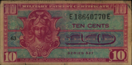 United States of America (USA) PM30 10 Cents (19)52