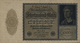 Duitsland Ros.069b 10.000 Mark 1922 DEU78b