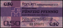 East Germany - forum Außenhandelsgesellschaft m.b.H   PSPFX1 50 Deutsche Pfennig 1979