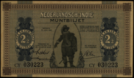 Nederlands Indië 1816-1942  PLNI24.2.a 2½ Gulden 1940