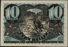 Oostenrijk - Noodgeld - Wernstein KK. 1174.I.b 10 Heller 1920 (No date)