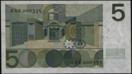 Netherlands  PL22 5 Gulden 1966