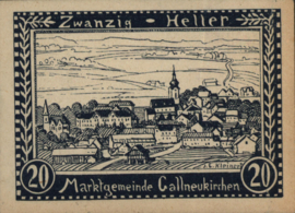 Austria - Emergency issues - Gallneukirchen KK.:218 20 Heller 1920