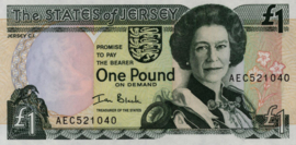 Jersey P26.b 1 Pound 1993-2000 (No date)
