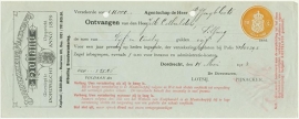 Nederland, Dordrecht, Verzekeringspolis, Polis en nota, 1923