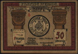 Duitsland - Noodgeld - Frose Grab. 398.2 50 Pfennig 1921