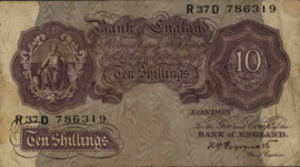 Great Britain / UK P366 10 Shillings 1940-1948 (No date)