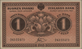 Finland P19G 1 Markka 1916
