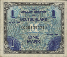 Duitsland - Gealliëerde bezetting P192.a 1 Mark 1944