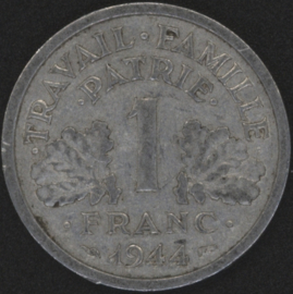 Frankrijk 1 Franc KM902 1944B Vichy