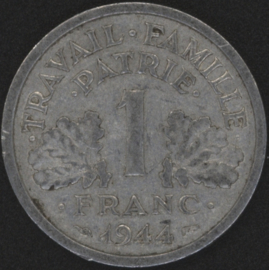 France 1 Franc KM902 1944B