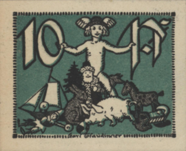 Duitsland - Noodgeld - Sonneberg Grab/Mehl.:1244 10 Pfennig 1921