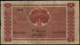 Finland  P85 10 Markkaa 1948