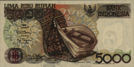 Indonesia P130 5.000 Rupiah 1992