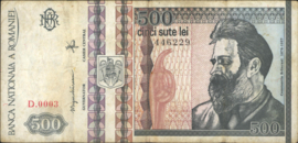 Romania P101 500 Lei 1992