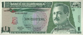 Guatemala  P73.b 1 Quetzal 1991